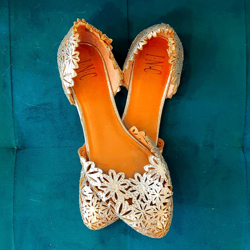 INC: International Concepts Cherilyn Sparkling Formal Flats